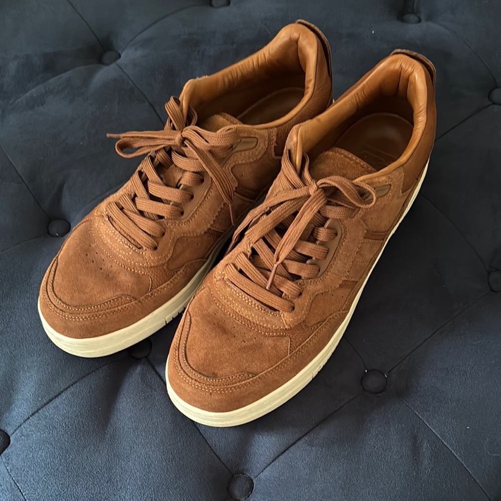 Polo Ralph Lauren Men's Brown Suede Master Sport Court Sneaker - Size: US 11.5 - Picture 2 of 13